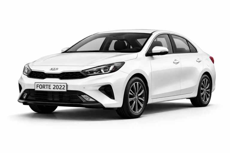2022 Kia Forte in white finish