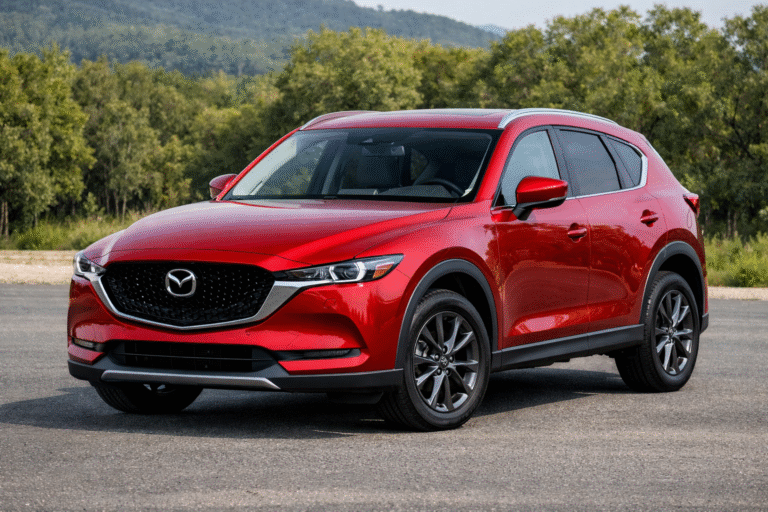 Mazda CX-5 on scenic road